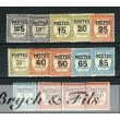 1937 MONACO N°140/153 TIMBRES TAXE SURCHARGES POSTE xx