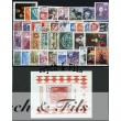 1973 MONACO ANNEE COMPLETE TIMBRES POSTE + PA xx