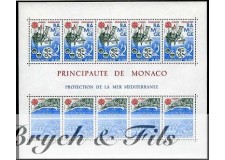 1986 MONACO BLOC N°34 DENTELE EUROPA xx