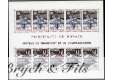 1988 MONACO BLOC N°41 DENTELE EUROPA xx