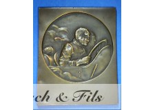  FRANCE PLAQUE  BRONZE PAR F. FRAISSE