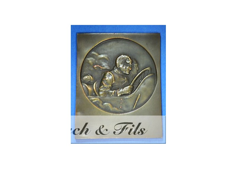  FRANCE PLAQUE  BRONZE PAR F. FRAISSE