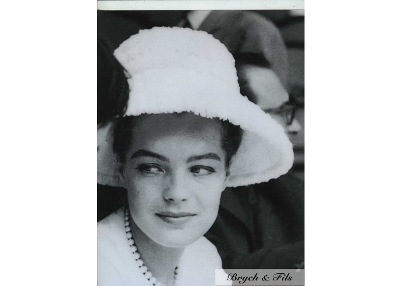 PHOTO ARGENTIQUE RETIRAGE  ROMMY SCHNEIDER PAR PATRICK BERTRAND