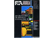 Programme Grand Prix Monaco 1988
