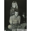 PHOTO ARGENTIQUE TIRAGE ORIGINAL JOHNNY HALLYDAY ET SYLVIE PAR PATRICK BERTRAND