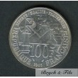 1985 PIECE 100 FRANCS ZOLA EN ARGENT