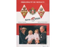 Monaco 2020 BU coffret  8 PIECES DU 2 euro au 1 ct