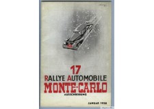 Programme Rallye Monaco 1938