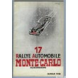 Programme Rallye Monaco 1938