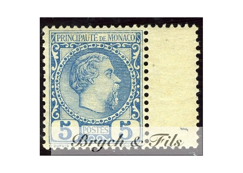 1885 MONACO N°3 TIMBRE POSTE PRINCE CHARLES III xx