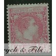 1885 MONACO N°10 TIMBRE POSTE PRINCE CHARLES III LEGERE ROUSSEUR x