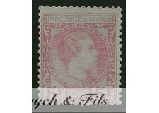 1885 MONACO N°10 TIMBRE POSTE PRINCE CHARLES III SANS GOMME x