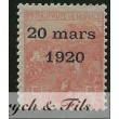 1920 MONACO N°43 TIMBRE POSTE MARIAGE x