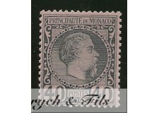 1885 MONACO N°7 TIMBRE POSTE PRINCE CHARLES III xx