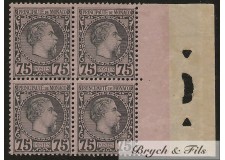 1885 MONACO N°8 TIMBRE POSTE PRINCE CHARLES III xx