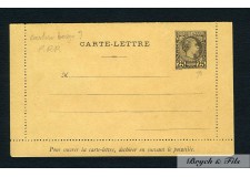 Carte-Lettre N°CHR (H3) sur carton beige