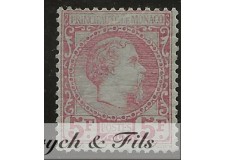 1885 MONACO N°10 TIMBRE POSTE PRINCE CHARLES III xx