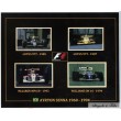 Ayrton Senna 4 Signed Photo Autograph F1 Lotus, McLaren, Williams