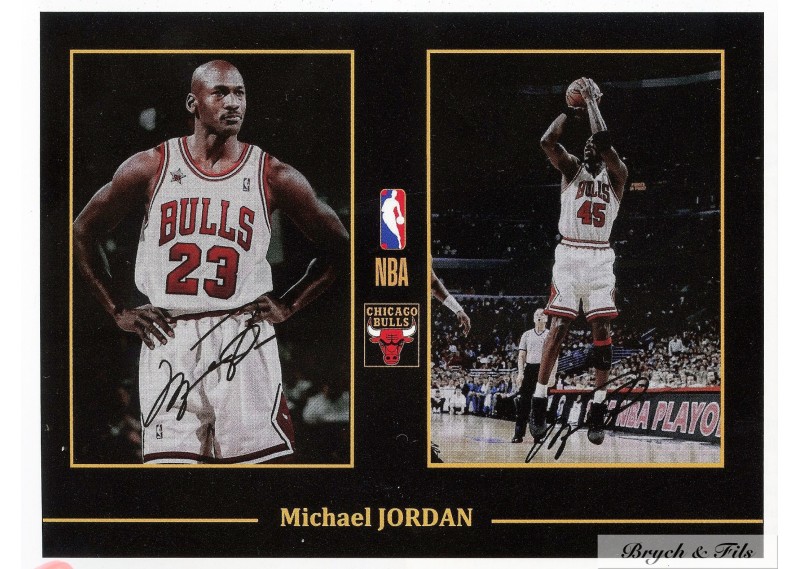 Autographe Photo Dédicacée Michael Jordan NBA Chicago Bulls