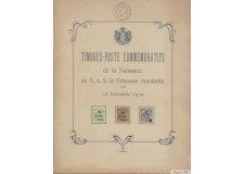 Timbres de Monaco - Collection Personnelle de S.A.S. La Princesse Antoinette