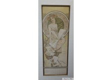 Affiche originale A. Mucha " Calendrier Champenois "