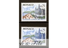 1966 MONACO TIMBRES POSTE N°691 CASINO VARIETE BLEU xx