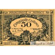 Billet Monaco 50 ct 1920 uniface Spl
