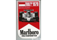 Autocollant Marlboro Grand Prix de Monaco 1979