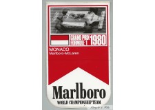 Autocollant Marlboro Grand Prix de Monaco 1980