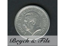 2 Francs Louis II de Monaco Aluminium Sans Date