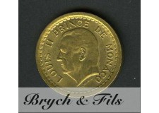 2 Francs Louis II de Monaco Bronze-Alu Sans Date