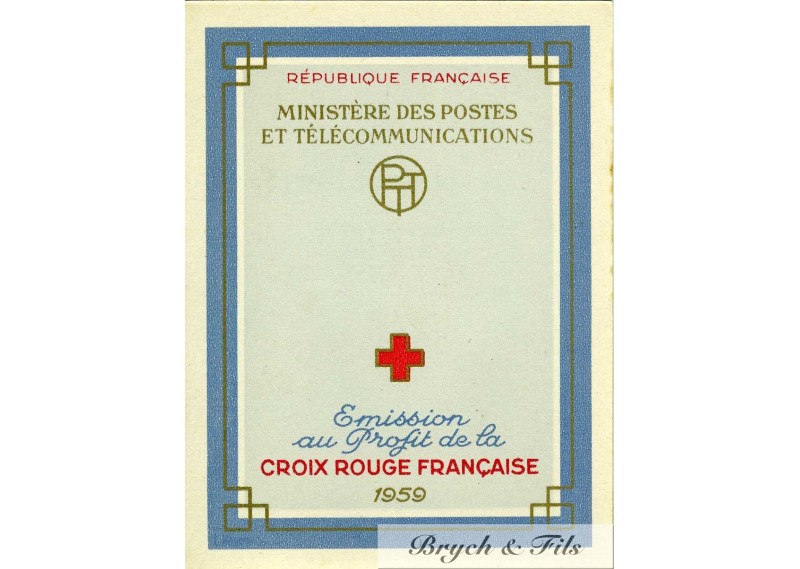 1959 FRANCE CARNET N°2008 CROIX ROUGE YVERT - TELLIERxx