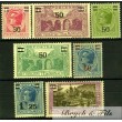 1926-31 MONACO N°104/110 TIMBRES POSTE SURCHAGES x