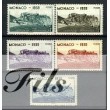 1939 MONACO N°195/199 TIMBRES POSTE STADE LOUIS II x