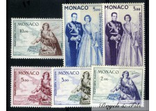 1960-61 MONACO POSTE AERIENNE YVERT ET TELLIER  N°73/78 x