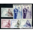 1960-61 MONACO POSTE AERIENNE YVERT ET TELLIER  N°73/78 x