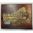 1998 MONACO BADGE PLAQUE CALANDRE EMAILLEE 66e RALLYE MONTE CARLO