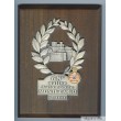 2000 MONACO BADGE PLAQUE CALANDRE EMAILLEE 68e RALLYE MONTE CARLO