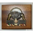 1993 MONACO BADGE PLAQUE CALANDRE EMAILLEE 61e RALLYE MONTE CARLO