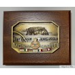 1992 MONACO BADGE PLAQUE CALANDRE EMAILLE 60e RALLYE MONTE CARLO