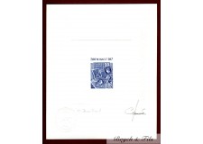 1999 MONACO N°2212 PHILEXFRANCE 99 EPREUVES D'ARTISTE BLEUE ET NOIRE SIGNEES