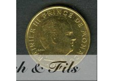 10 CENTIMES DE MONACO 1974