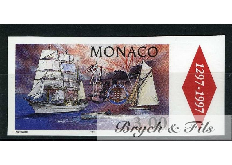 1996 MONACO N°2076 NON DENTELE YACHT CLUB DE MONACO xx