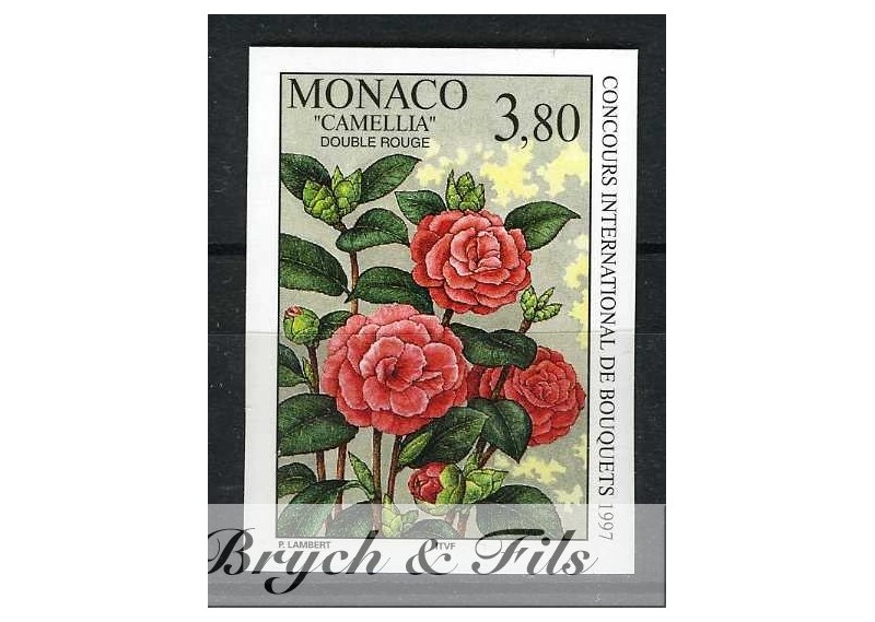 1996 MONACO N°2078 NON DENTELE 30° CONCOURS DE BOUQUETS xx