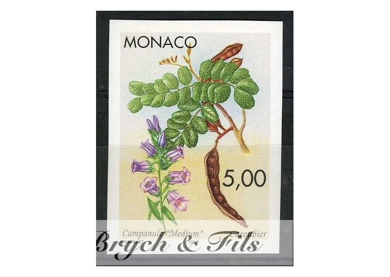 1996 MONACO N°2081 NON DENTELE LES VEGETAUX xx