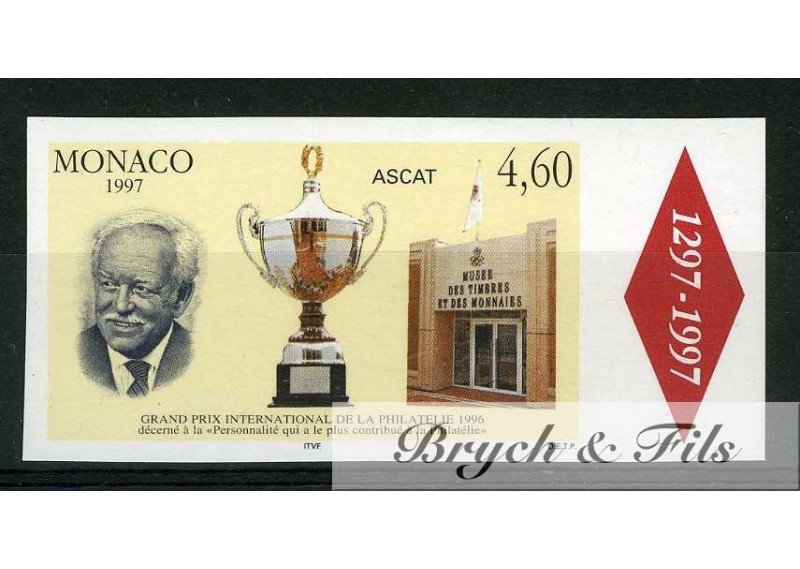 1997 MONACO N°2103 NON DENTELE ASCAT xx