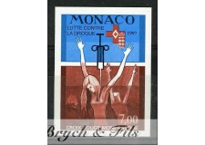 1997 MONACO N°2106 NON DENTELE CROIX ROUGE MONEGASQUE xx