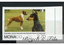 1998 MONACO N°2148 NON DENTELE EXPOSITION CANINE BOXER xx