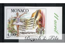 1998 MONACO N°2150 NON DENTELE XV° PRINTEMPS DES ARTS xx