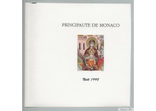 1998 MONACO BLOC N°79 NON DENTELE NOEL xx